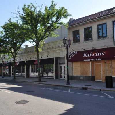 Boarded Windows in Downtown Elmhurst