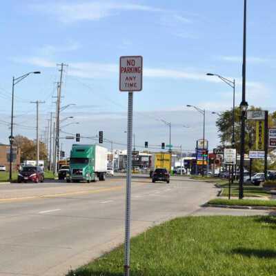 W. Lake Street looking East