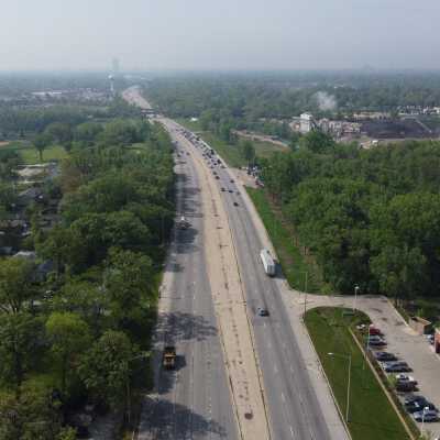 Aerial View, IL Route 83