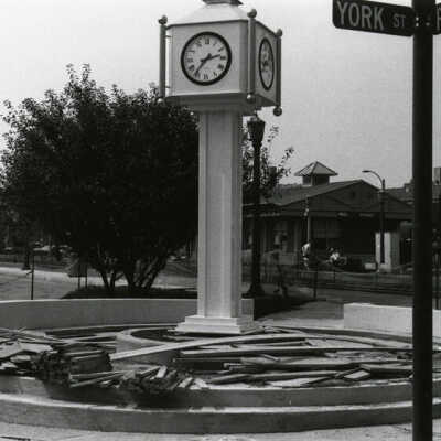 Elmhurst Sesquicentennial commemorative clock