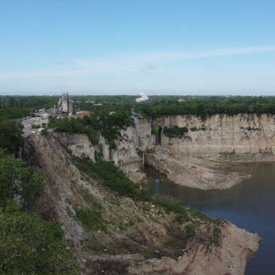 Aerial View, Elmhurst-Chicago Stone Company quarry
