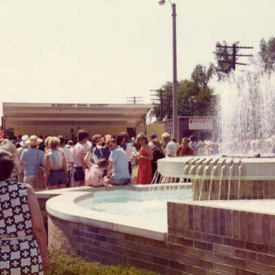 Bicentennial Fountain Dedication, 1976