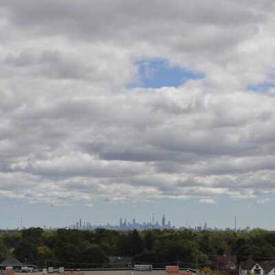 Chicago Skyline from the Addison Parking Deck