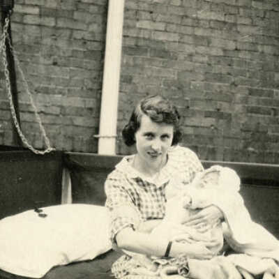 Marylouise Engel & infant daughter Mary Louise