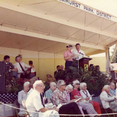 Bicentennial Fountain Dedication, 1976