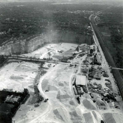 Aerial View, Elmhurst-Chicago Stone Company Quarry