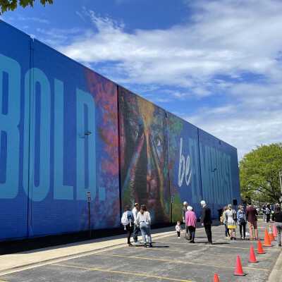 Elmhurst University, Mural "Be Bold. Be Elmhurst."