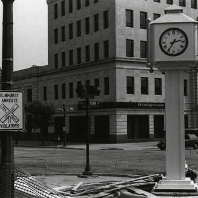 Elmhurst Sesquicentennial commemorative clock