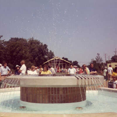 Bicentennial Fountain Dedication, 1976
