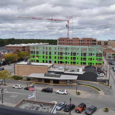 View from Addison Parking Deck