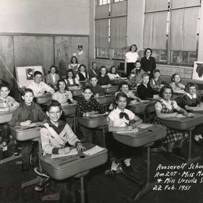 Roosevelt School 1951 Class Portrait