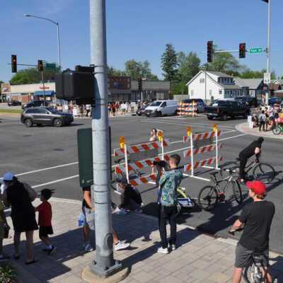 Police Brutality Protest at North Avenue and N. York Street