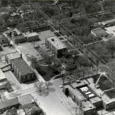 Aerial View, Cottage Hill Avenue and Arthur Street.