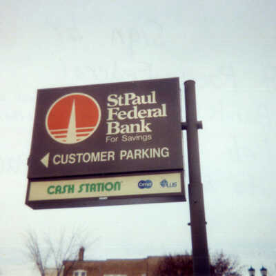 St. Paul Federal Bank sign