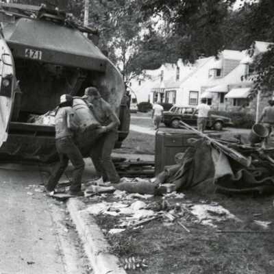Flood 1987, Cleanup