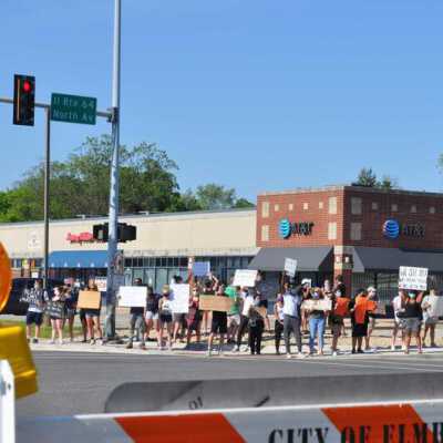 Police Brutality Protest at North Avenue and N. York Street