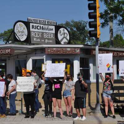 Police Brutality Protest at North Avenue and N. York Street