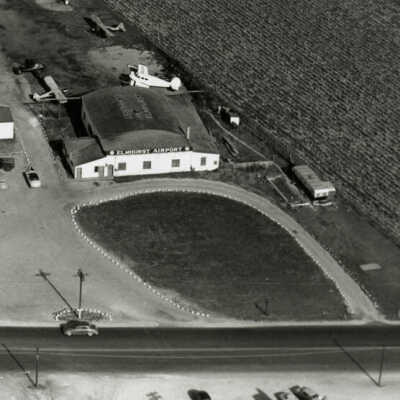 Aerial view, Elmhurst Airport