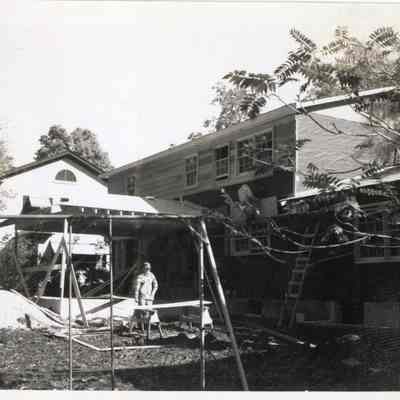 House at 346 Prospect Avenue, construction