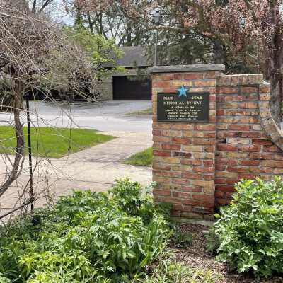 Wilder Park, Blue Star Memorial By-Way Plaque