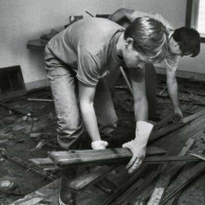 Flood 1987, Cleanup