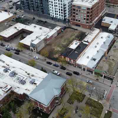 Aerial View, N. York and Third Streets