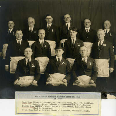 Masonic Lodge No. 941, officers