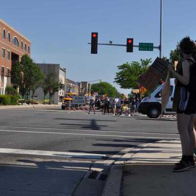 Police Brutality Protest at North Avenue and N. York Street
