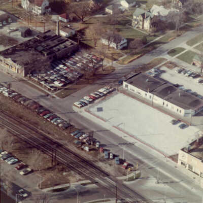Aerial View, Downtown Elmhurst