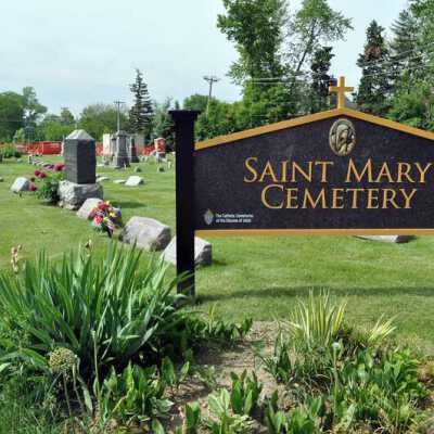 St. Mary Cemetery Entrance
