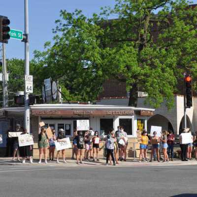 Police Brutality Protest at North Avenue and N. York Street