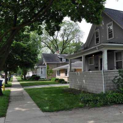 Houses on Myrtle Avenue