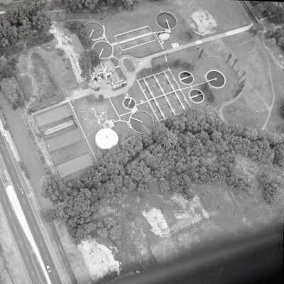 Aerial View, Elmhurst Wastewater Plant