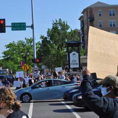 Police Brutality Protest at North Avenue and N. York