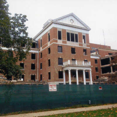 Elmhurst Memorial Hospital Berteau St. building, demolition