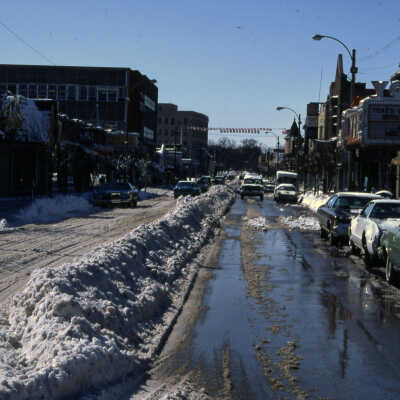 York Street looking south from Second Street