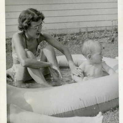 Lavern and Laura Reiff at 960 Hillside Avenue Home