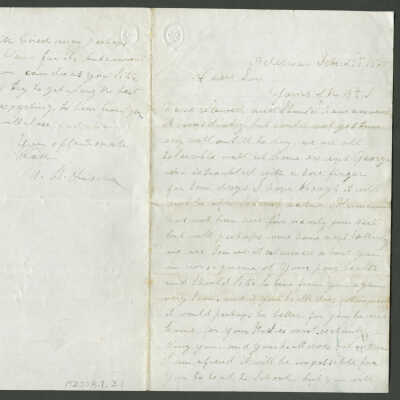 Civil War-era Letter to Frederick Fischer