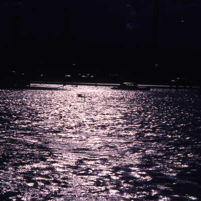 Flood 1983, Parking lot at Route 83 and St. Charles Road