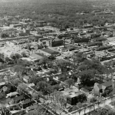 Aerial View of Downtown Elmhurst