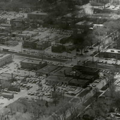 Aerial View of Downtown Elmhurst