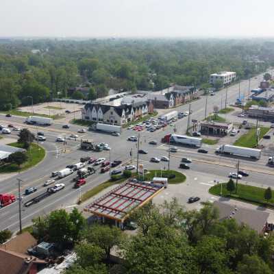 Intersection, North Avenue and IL Route 83
