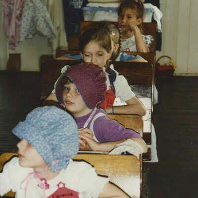 Churchville Schoolhouse, School District 205 students