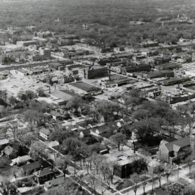 Aerial View of Downtown Elmhurst