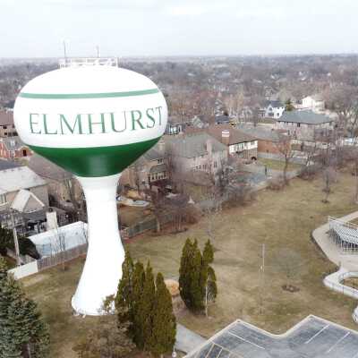 Aerial View, Butterfield Park Water Tower
