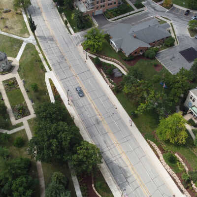 Aerial View of S. Robert Palmer Drive