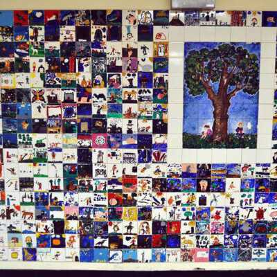 Lincoln Elementary School Student Mural