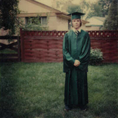 Tim Frantz in Cap and Gown