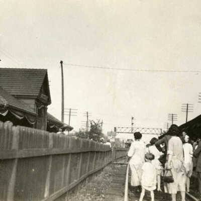 President Warren G. Harding Funeral Train Spectators