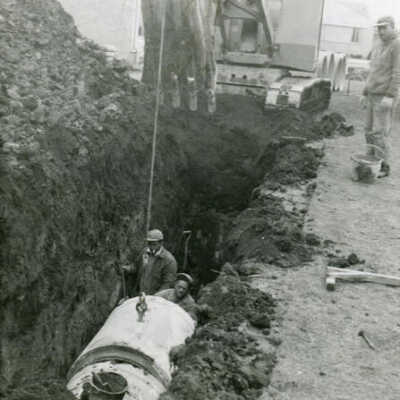 Brynhaven Subdivision sewer installation